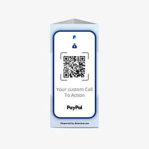 TOWER™ | Payments QR Code Table Stand - Accept PayPal