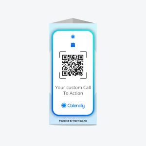 TOWER™ | Booking QR Code Table Stand - Get booking on Calendly