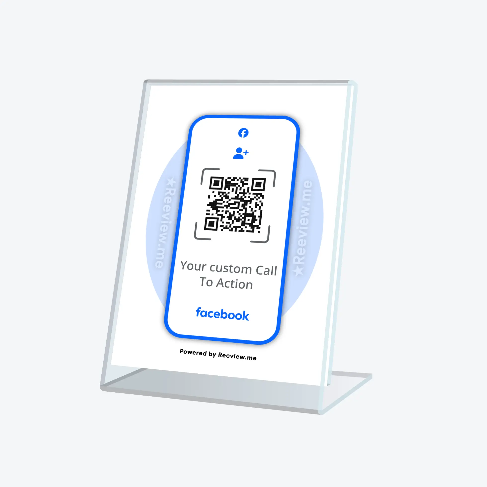 FRAME™ | Followers QR Code Table Sign - Get Followers on Facebook