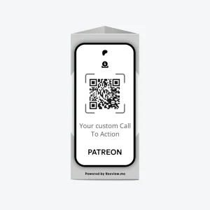 TOWER™ | Support QR Code Table Stand - Get Support on Patreon