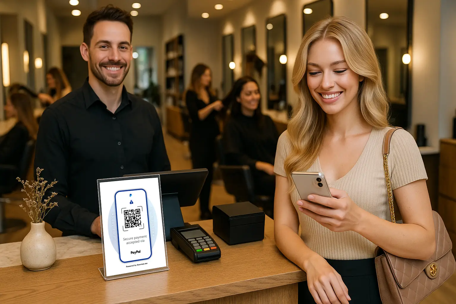 paypal qr code sign for retail