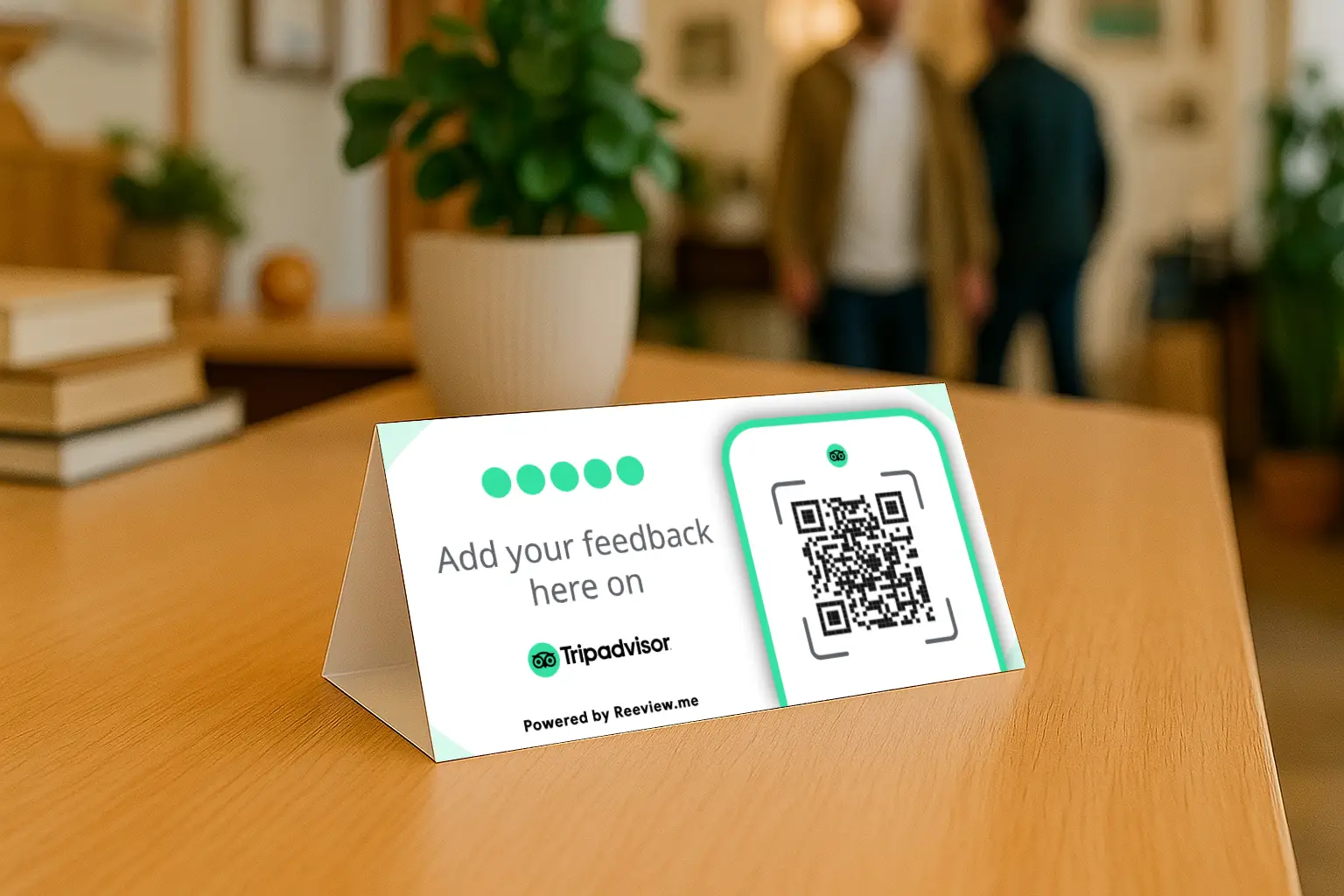 Tripadvisor reviews QR tent for hotels