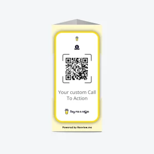 TOWER™ | Support QR Code Table Stand - Get Support on Buy Me a Coffee