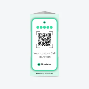 TOWER™ | Reviews QR Code Table Stand - Get Reviews on Tripadvisor