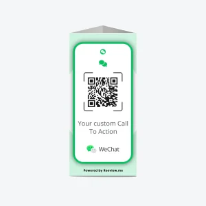 TOWER™ | Contacts QR Code Table Stand - Get Contacts on WeChat